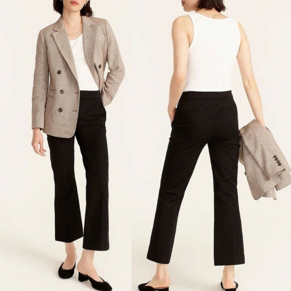 Jcrew Black Cropped Pants
